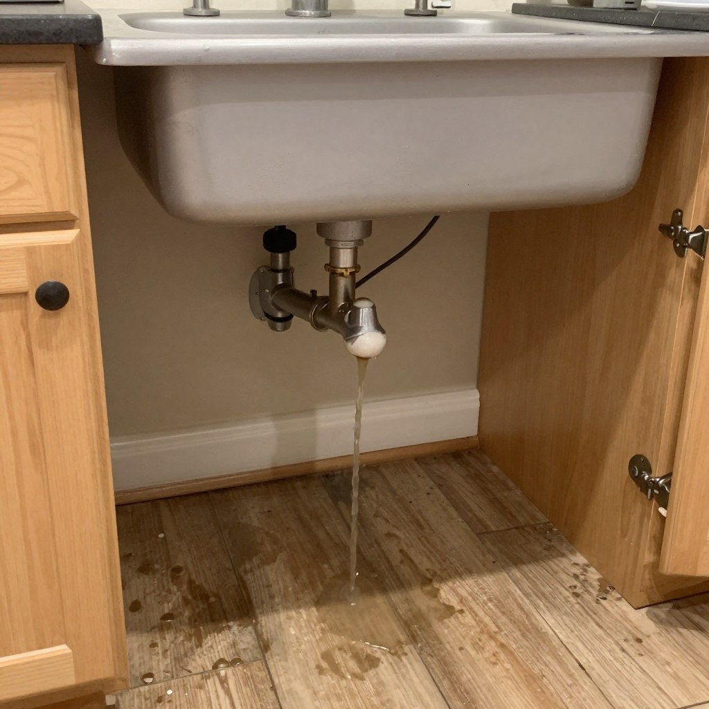 Backed up kitchen sink requiring emergency drain cleaning Venice CA