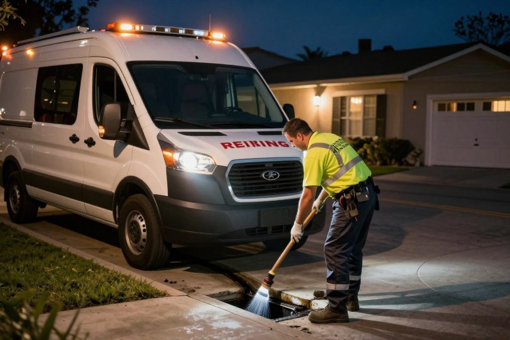 Emergency after-hours drain cleaning service Venice