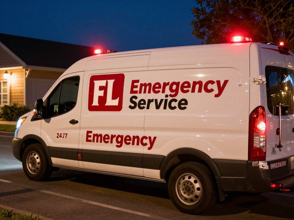 Emergency response plumbing van ready for immediate dispatch