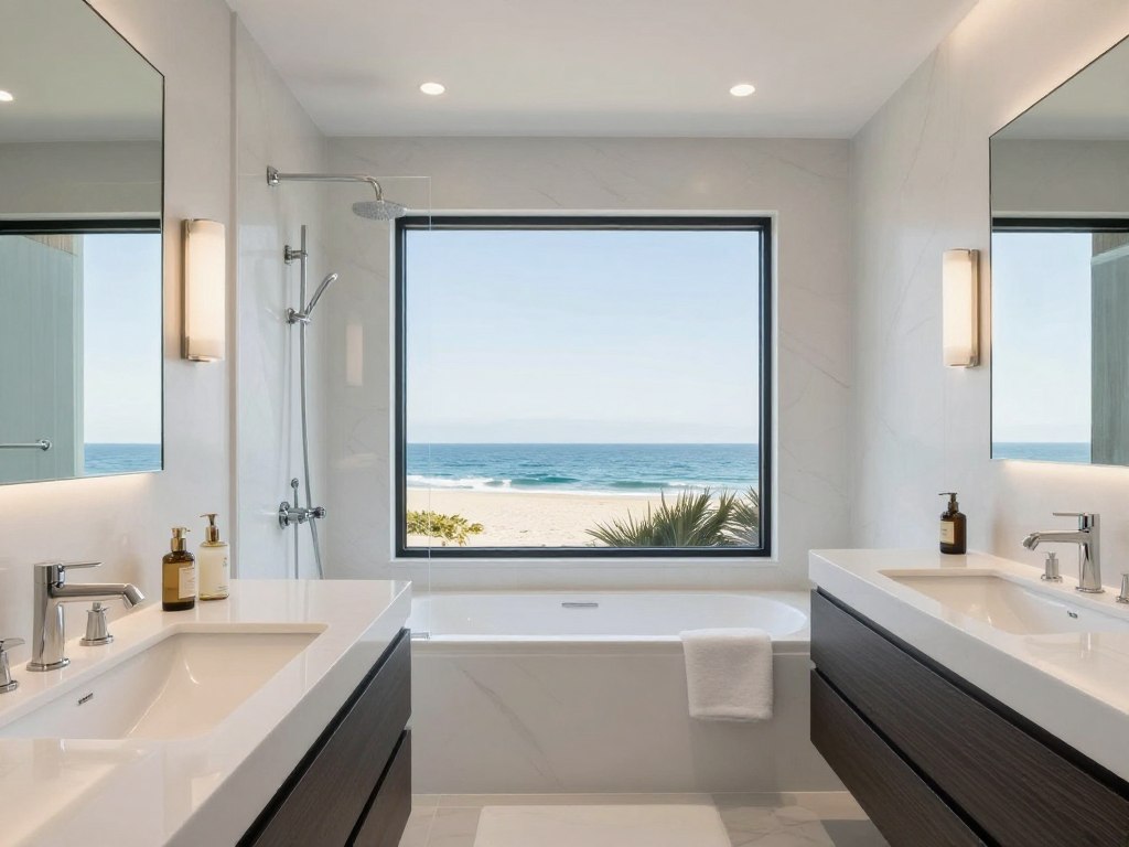 Luxury Santa Monica beach home plumbing system