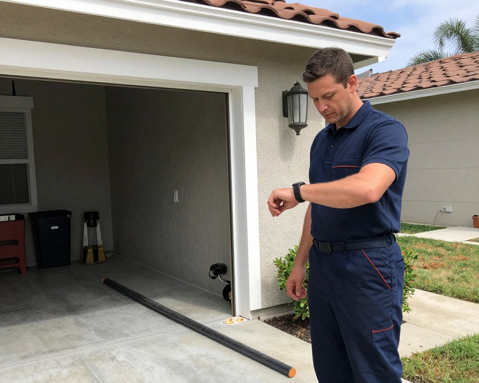 Plumber arriving for scheduled same day service Venice home