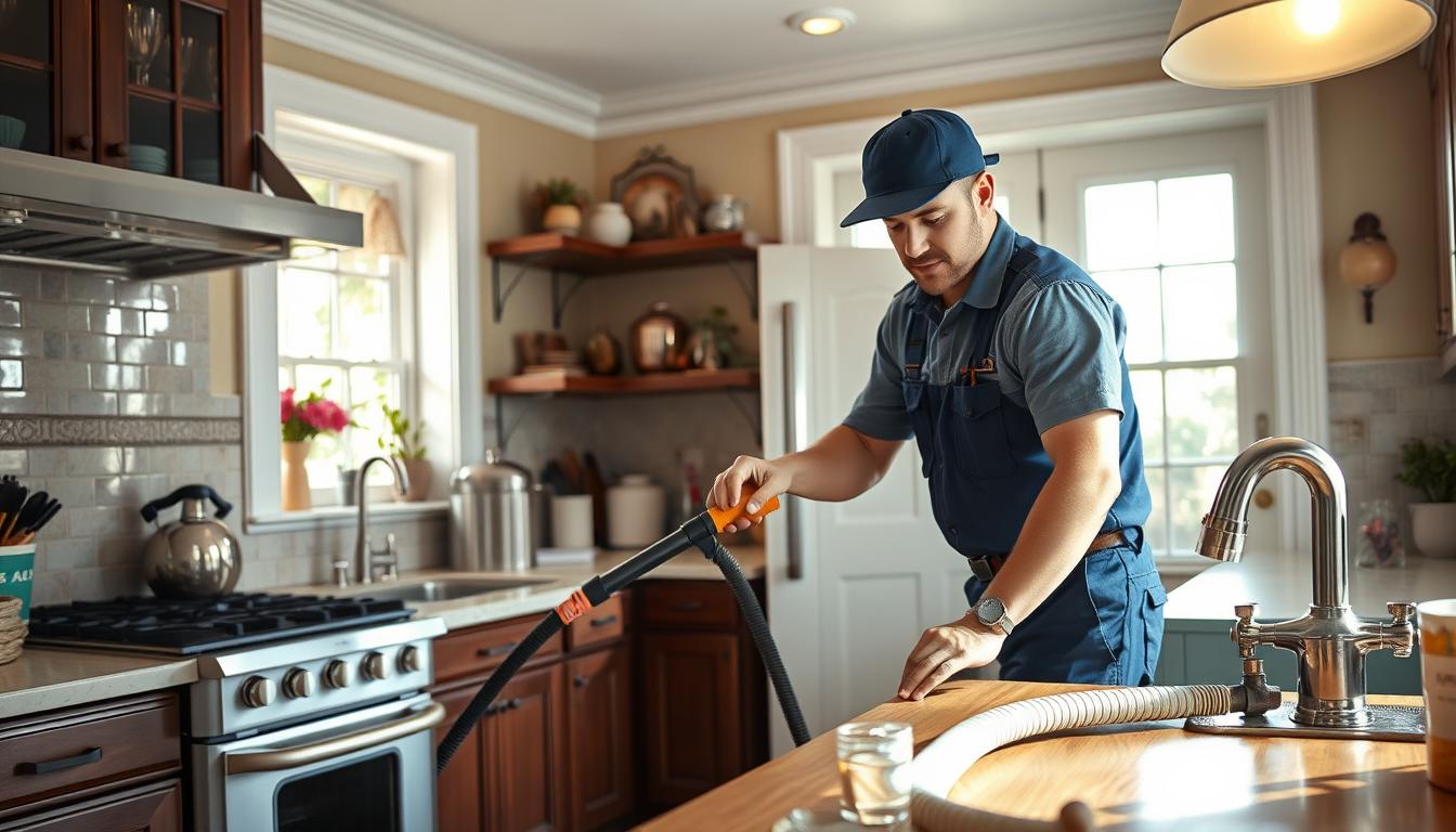 Professional drain cleaning service in Hollywood CA residential property