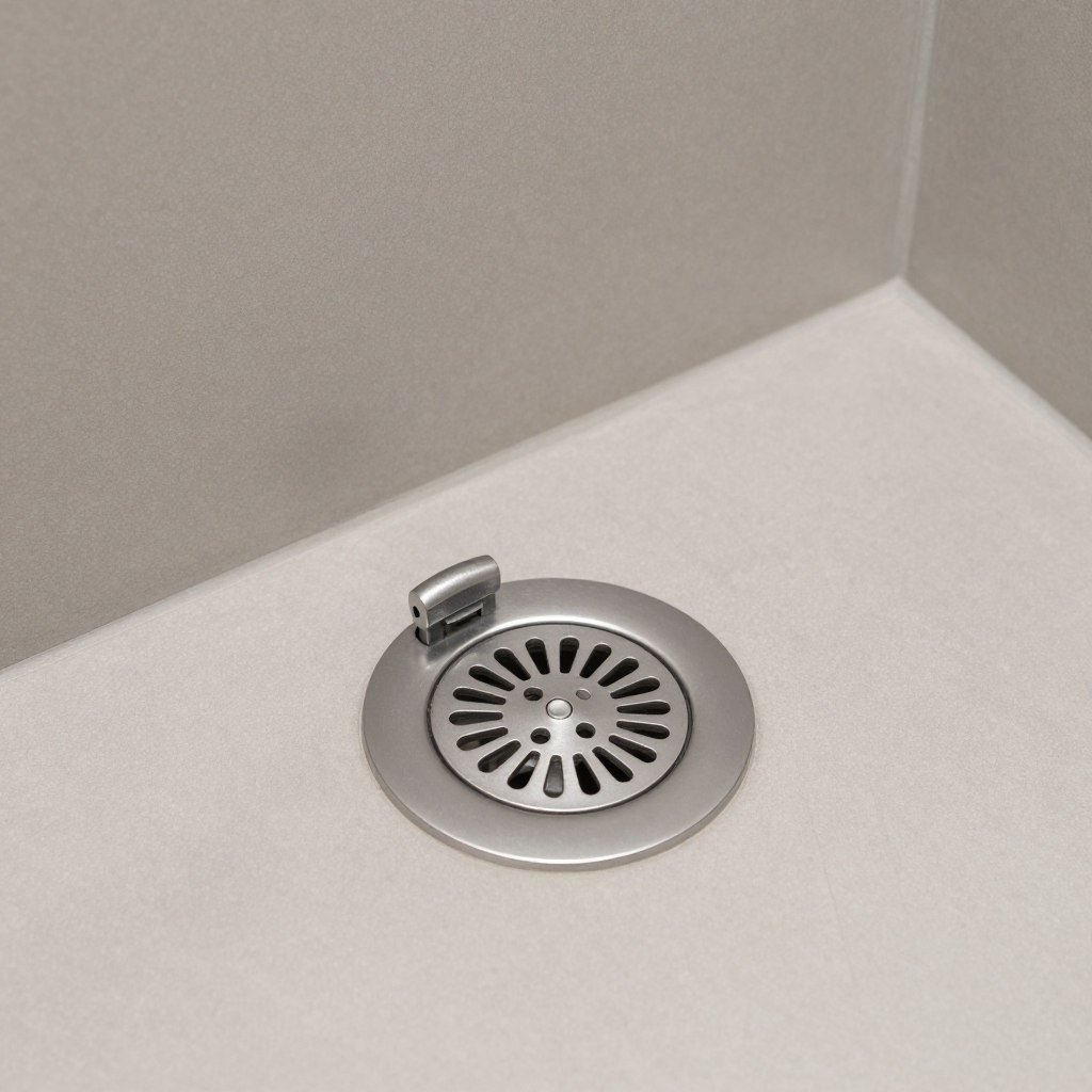 Shower drain strainer preventing clogs