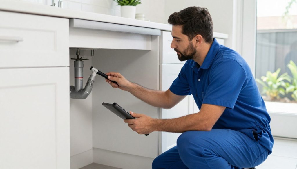 Venice CA homeowner learning about drain cleaning service options